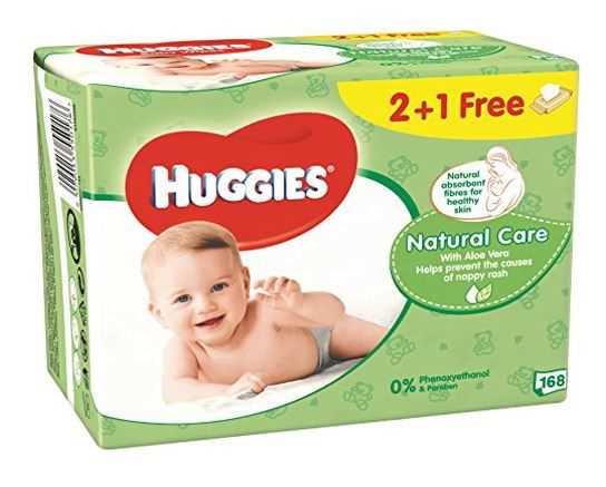 Huggies Baby Wipes Natural Care 168ct 3PK 1 4 Fauzi Company Inc